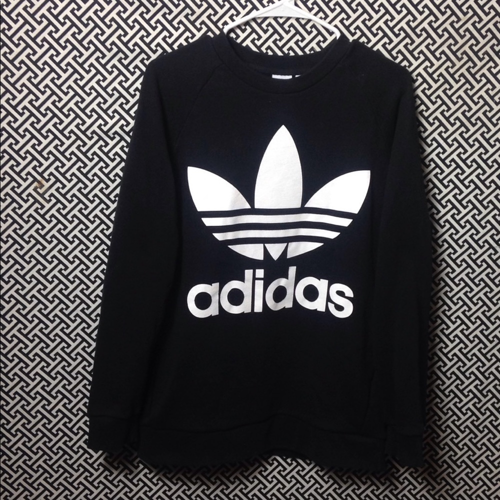 Like New ADIDAS Trefoil Crewneck sweatshirt
